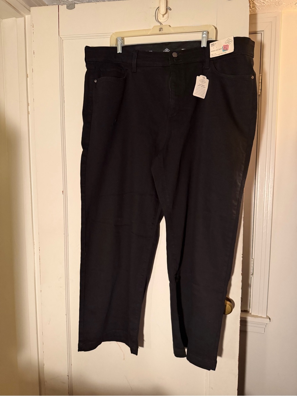 St. John’s Bay Black Relaxed Jeans Wide Leg